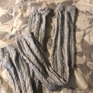 NWOT crocheted Hollister leg warmers